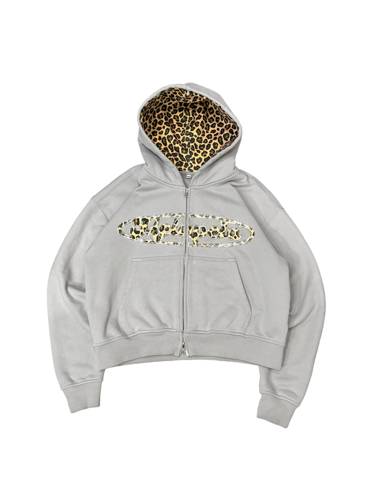 MASK OUT HOODIE (leopard version)